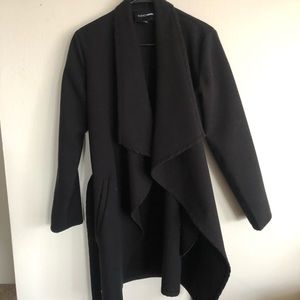 Black Trench Coat Fashionova Size M